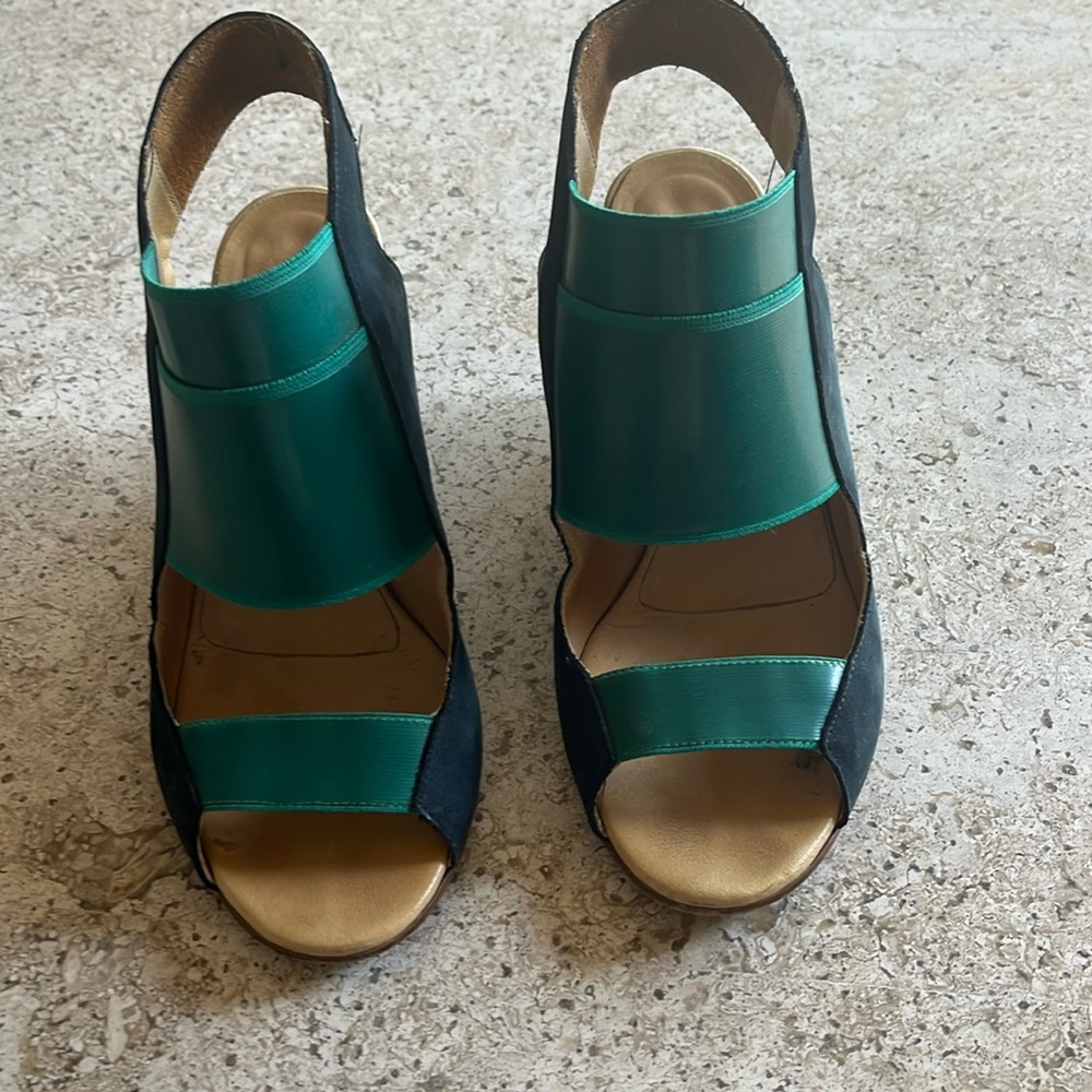 Sandals.